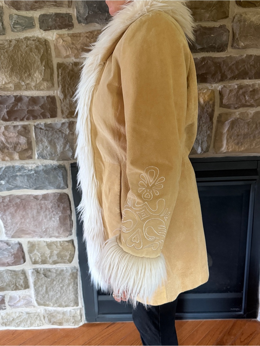 Mixit 100% Suede Penny Lane Coat - Picture 8 of 11